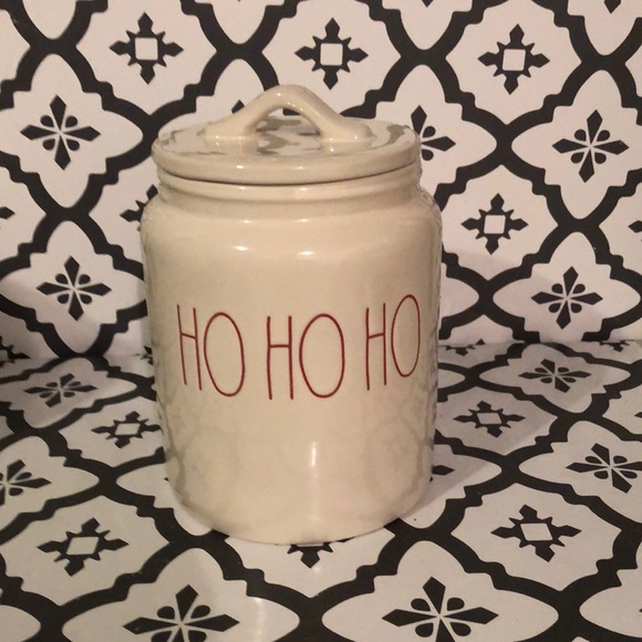 Rae Dunn HO HO HO Canister - Picture 1 of 3